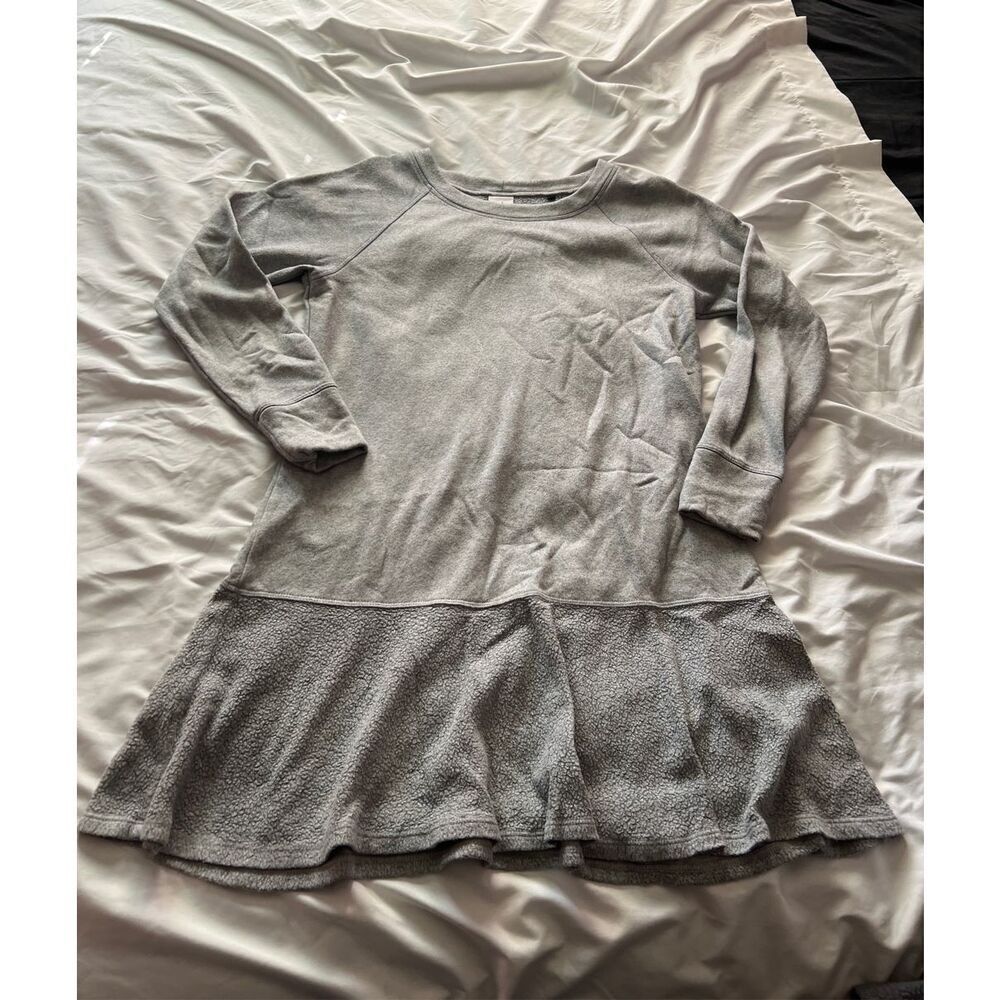 Cabi Grey Sweatshirt Dress Woman’s Size Medium - Flaws